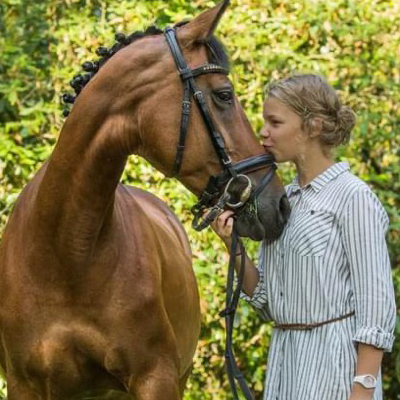 Helene with horse